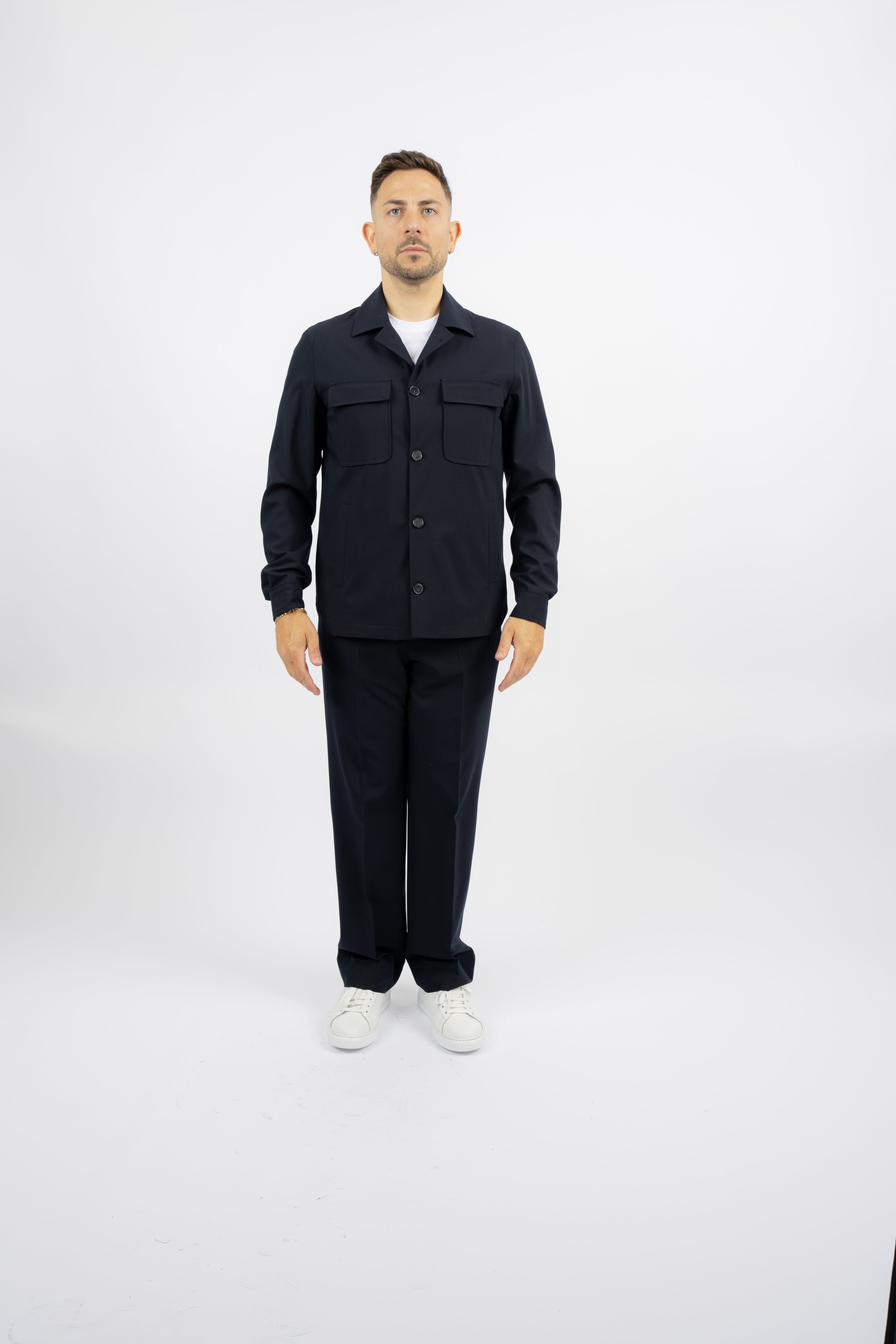 Abito Field Jacket Blu Dark