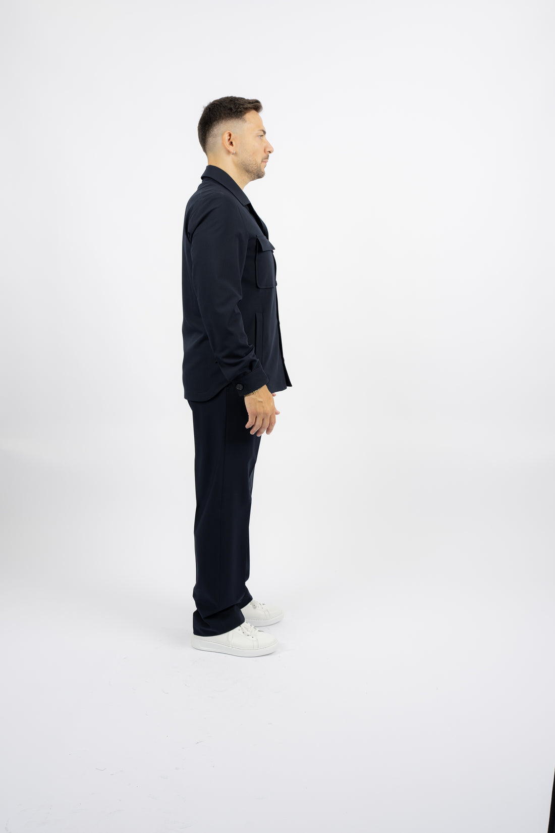 Abito Field Jacket Blu Dark