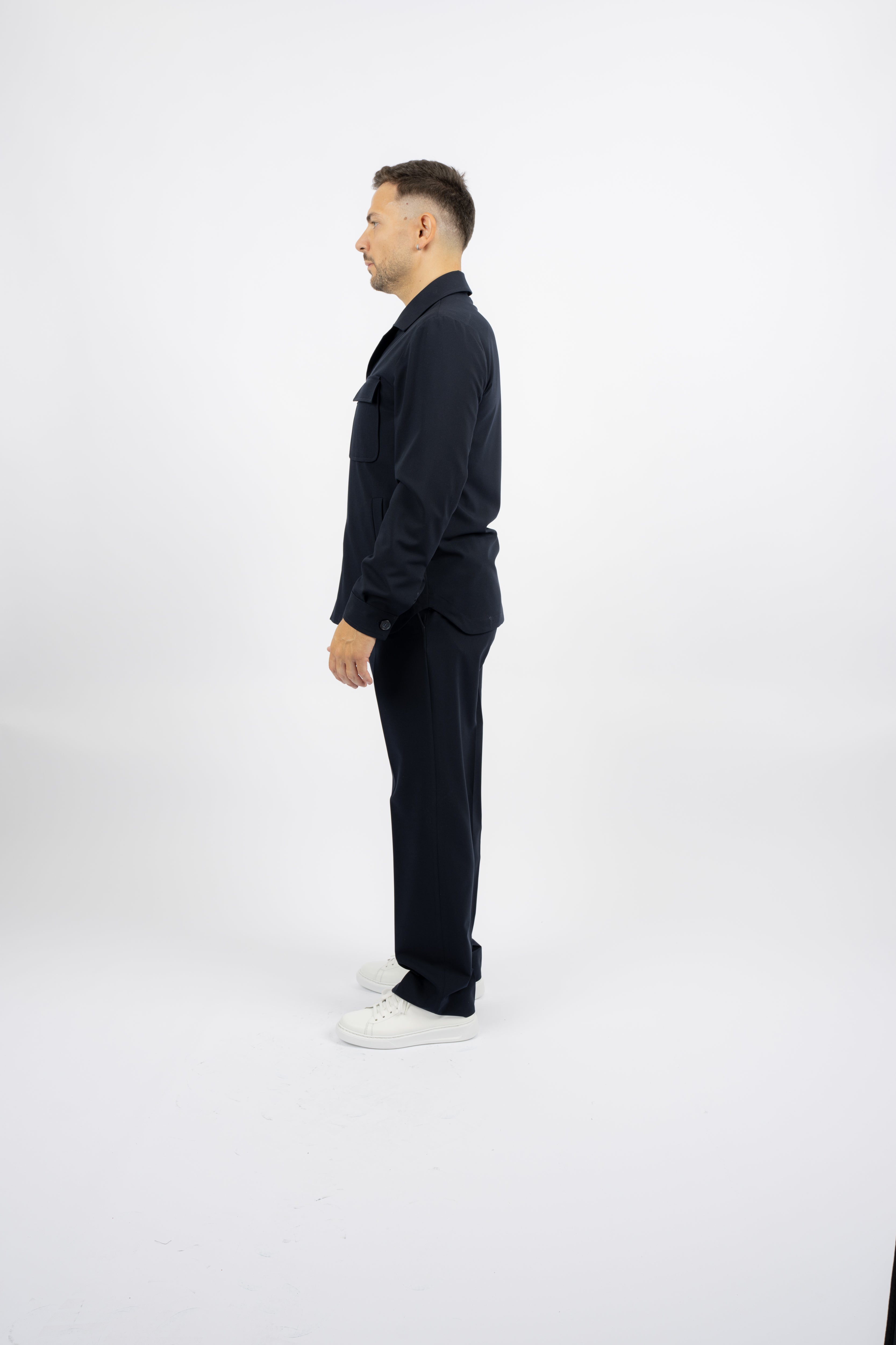 Abito Field Jacket Blu Dark