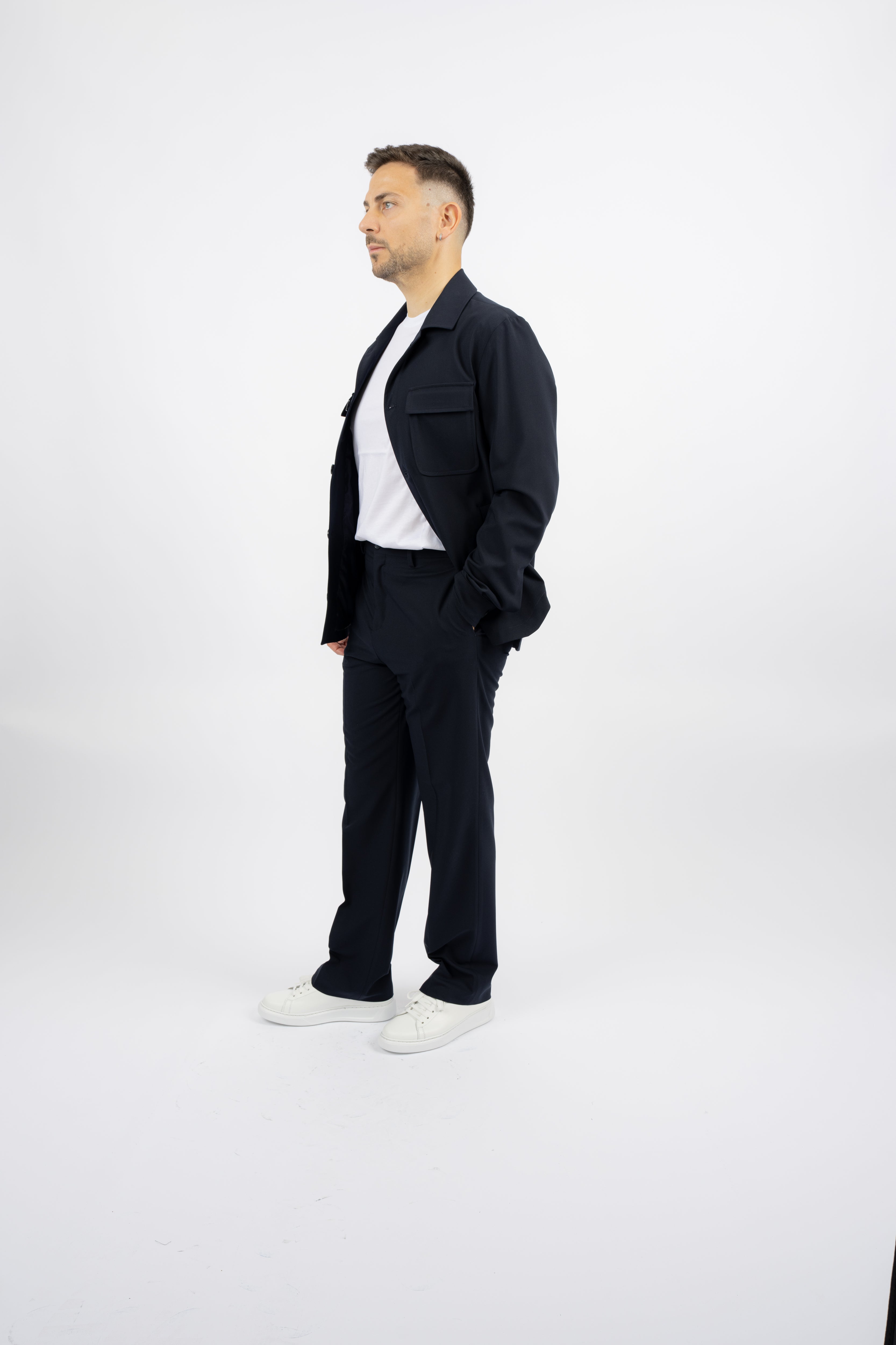 Abito Field Jacket Blu Dark