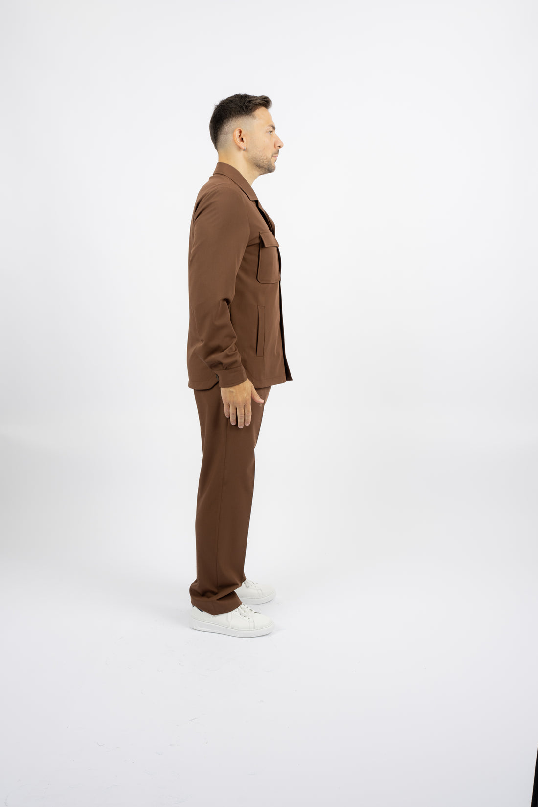 Abito Field Jacket Marrone