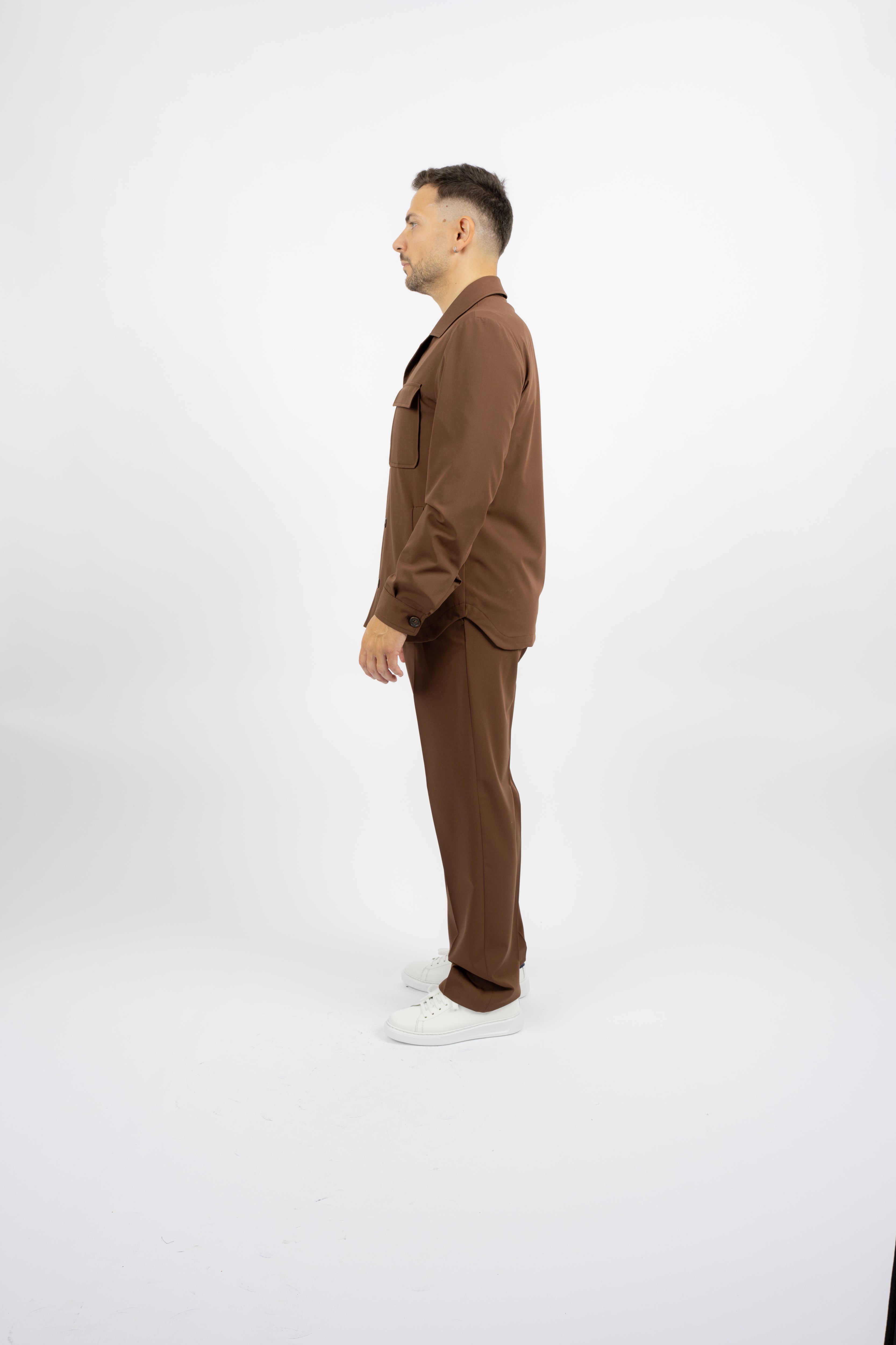 Abito Field Jacket Marrone