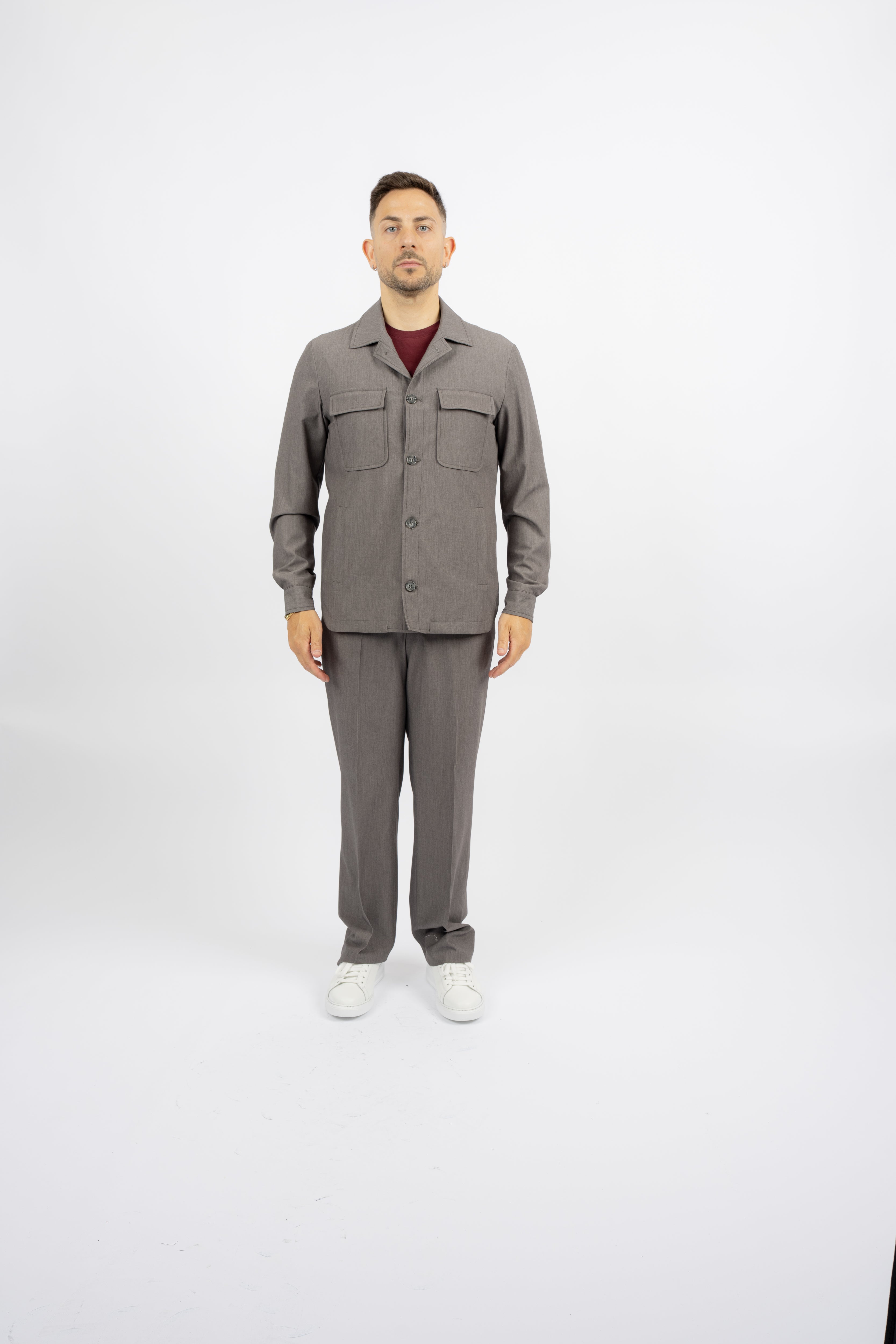 Abito Field Jacket Grigio