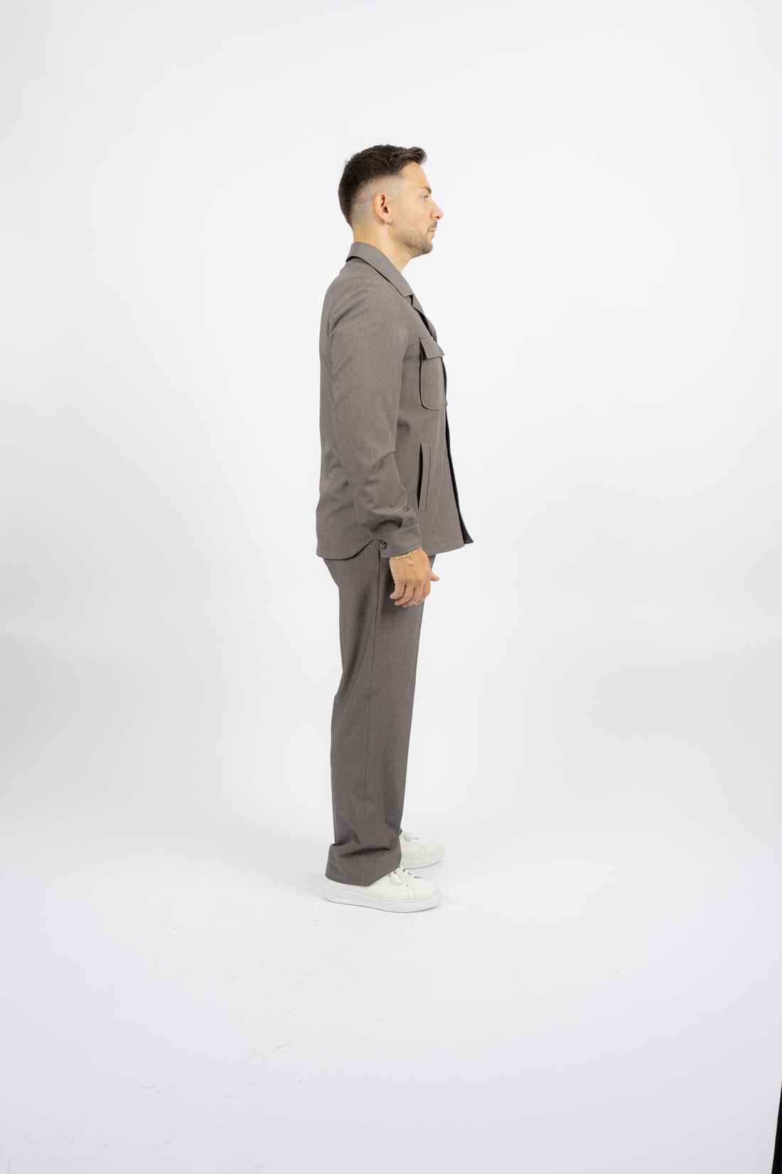 Abito Field Jacket Grigio