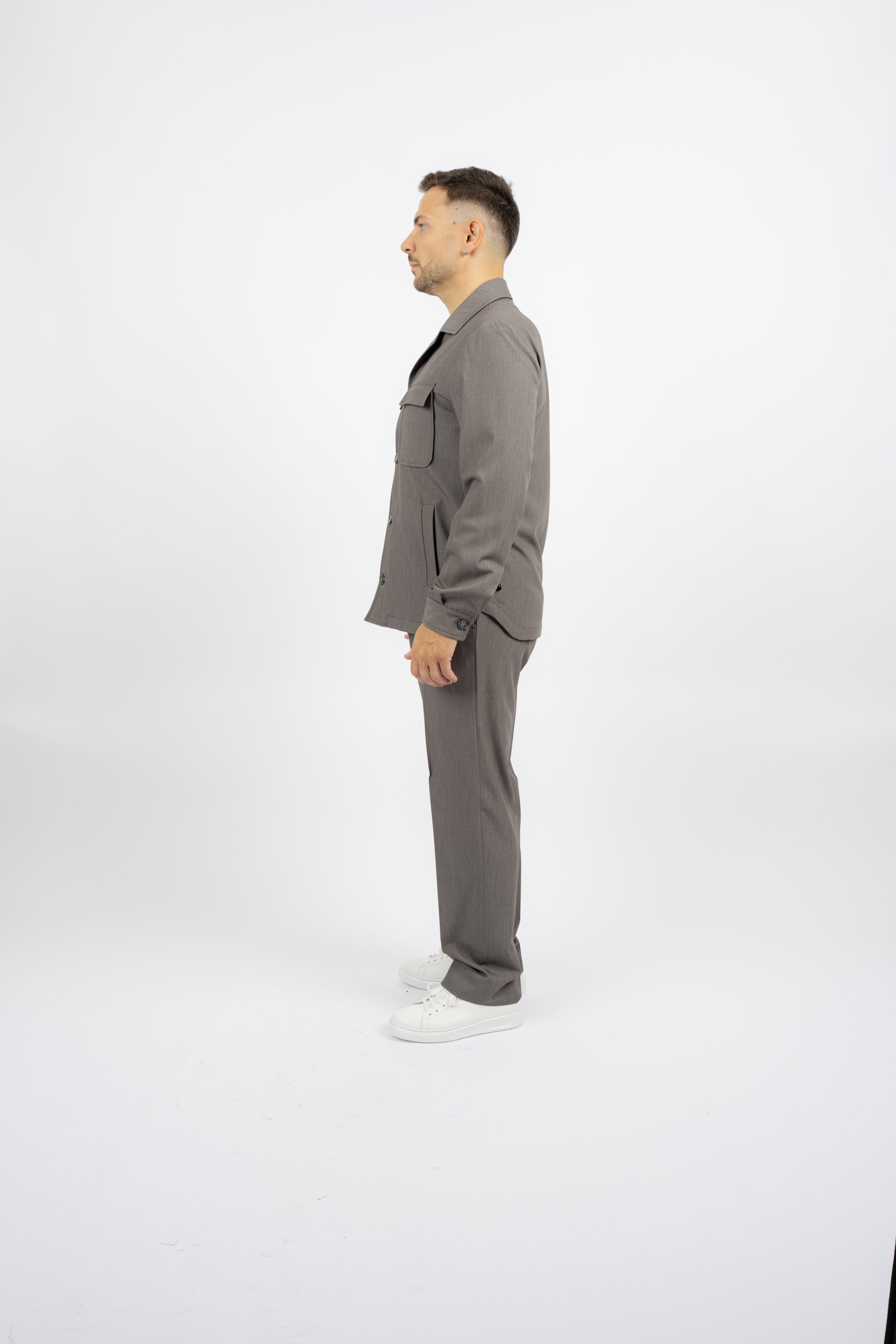 Abito Field Jacket Grigio