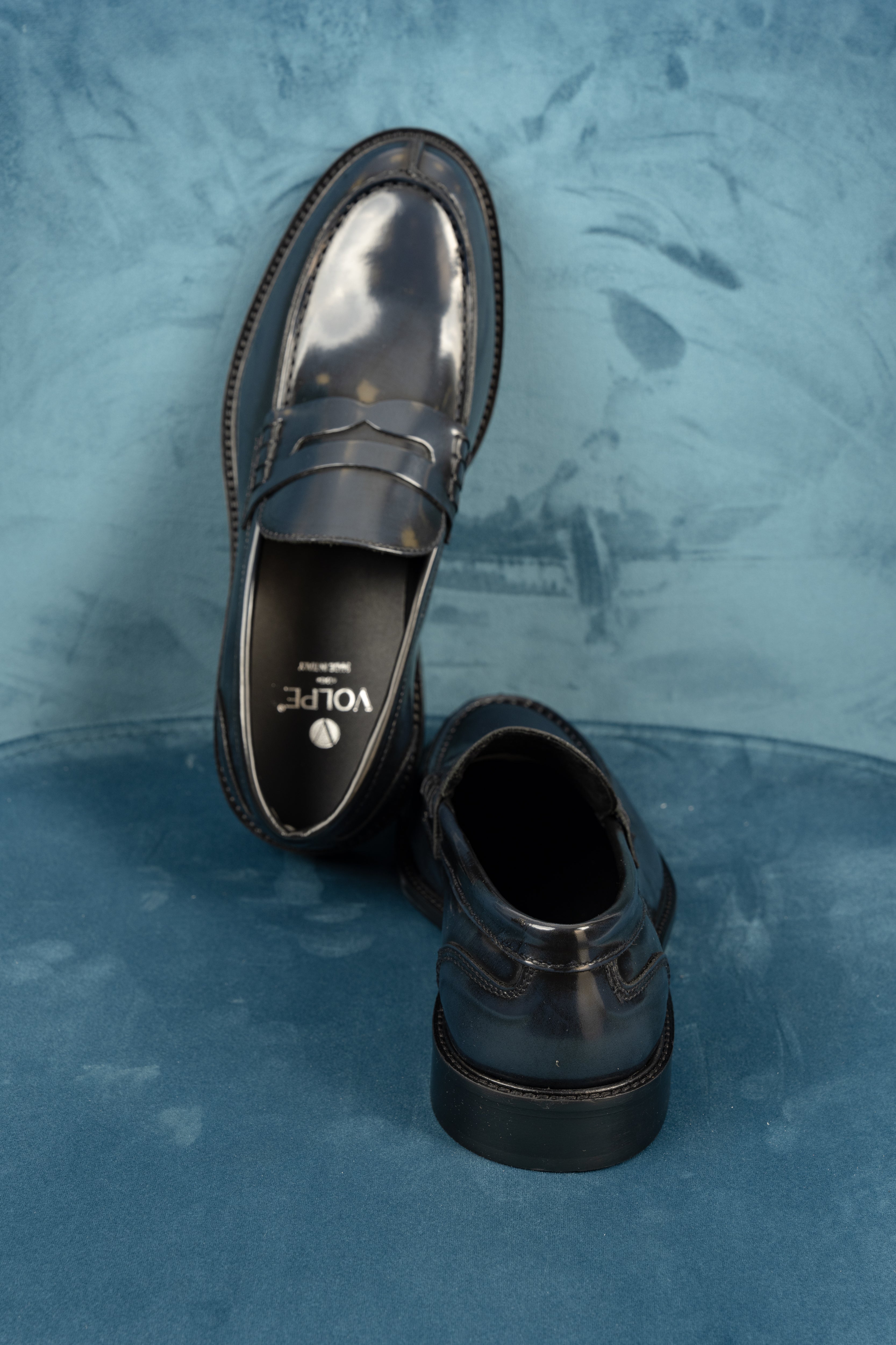 Mocassino Uomo Blu