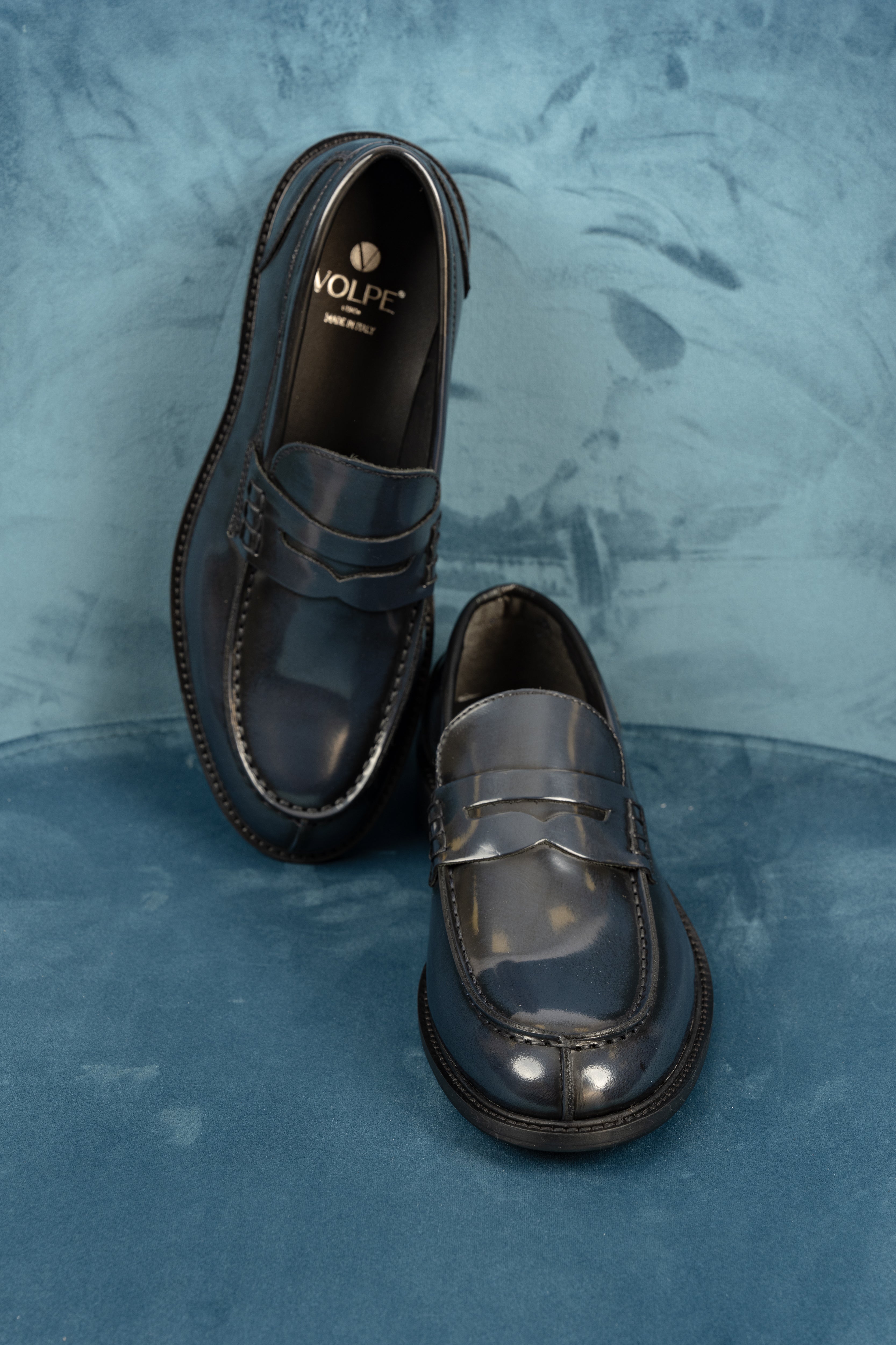 Mocassino Uomo Blu