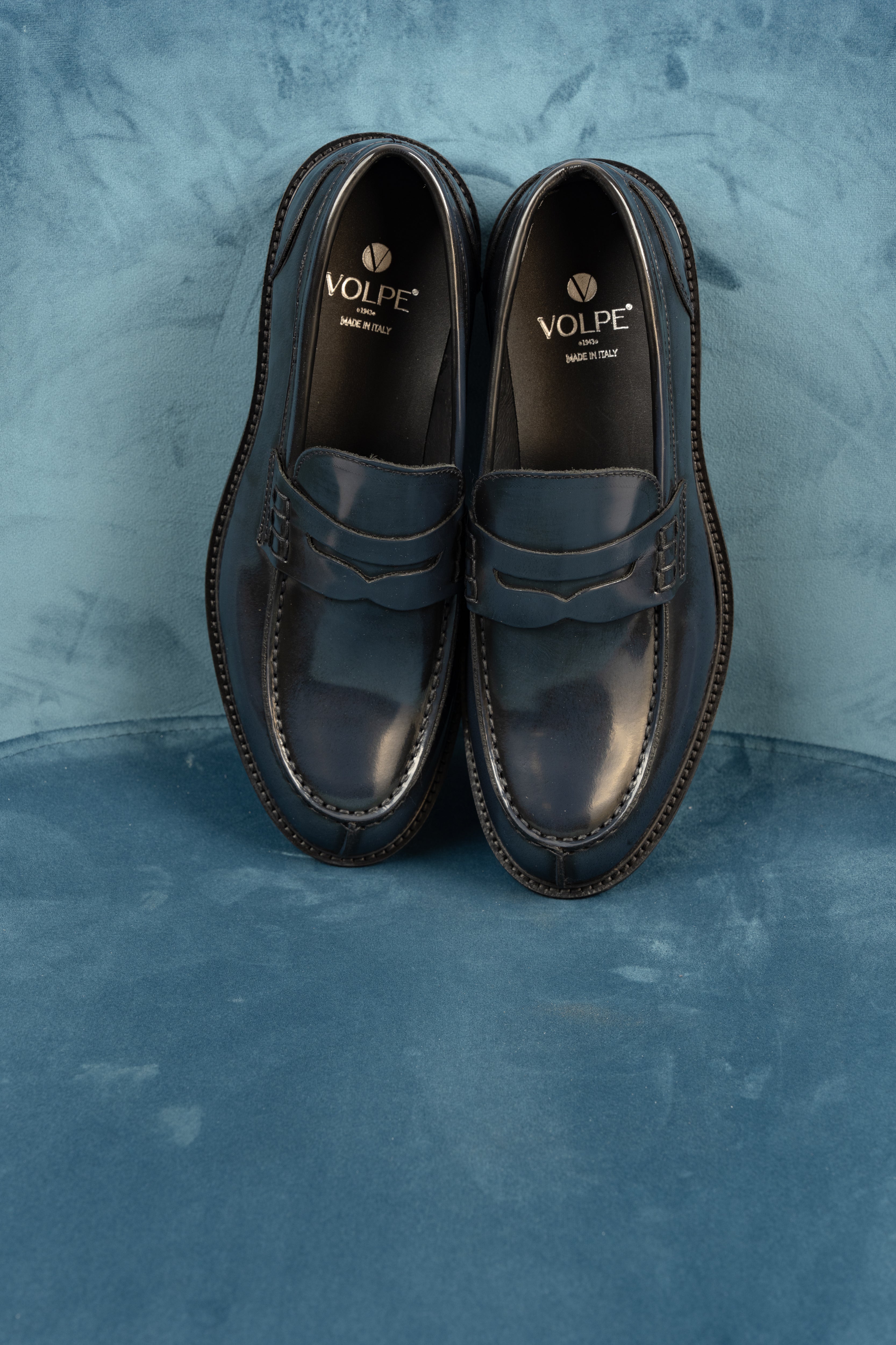 Mocassino Uomo Blu