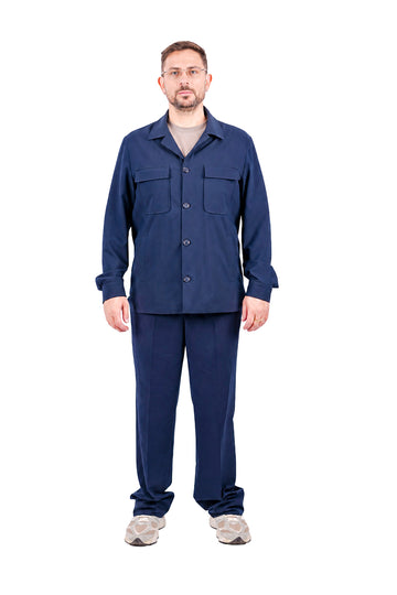 Abito Field Jacket Blu Dark