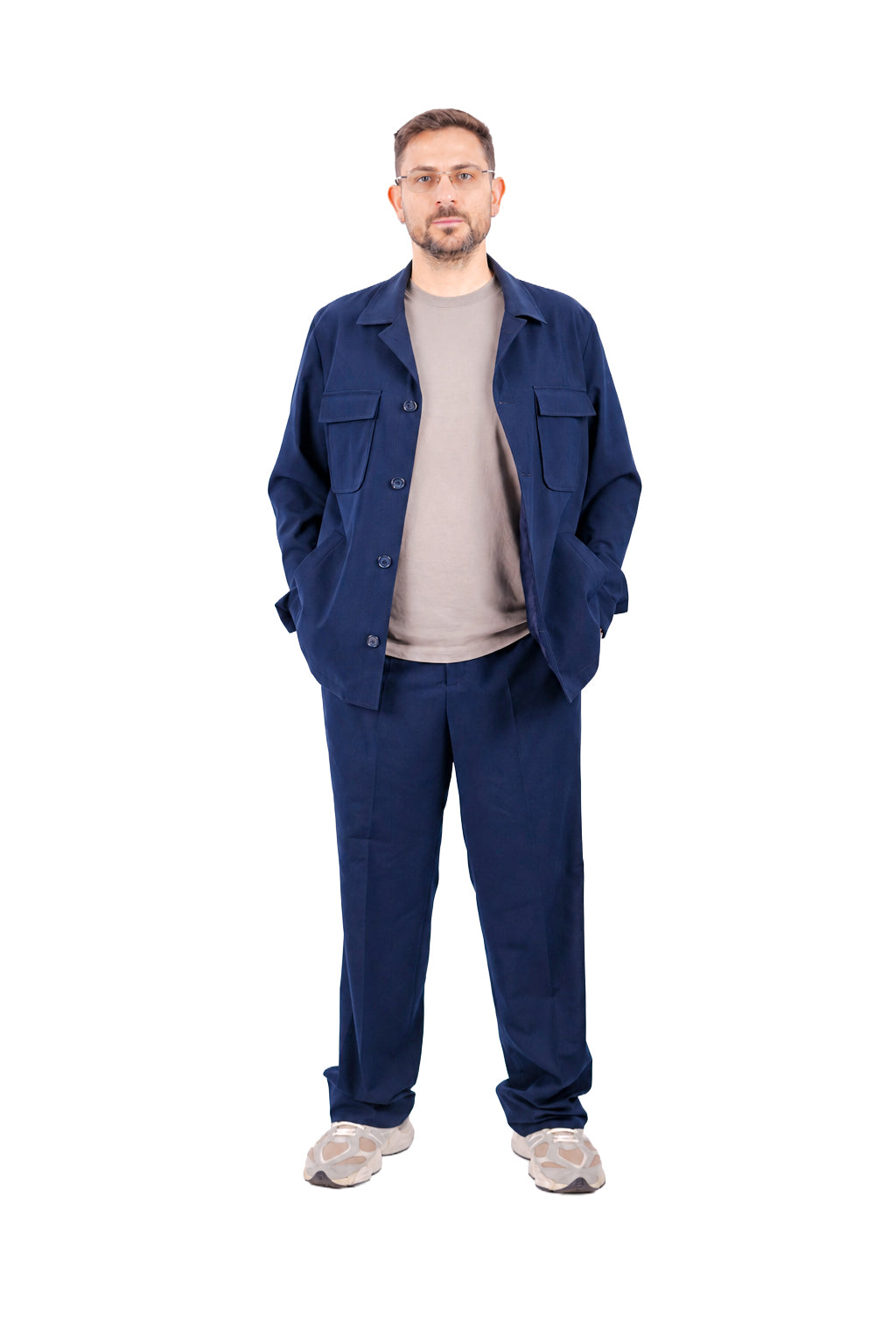 Abito Field Jacket Blu Dark