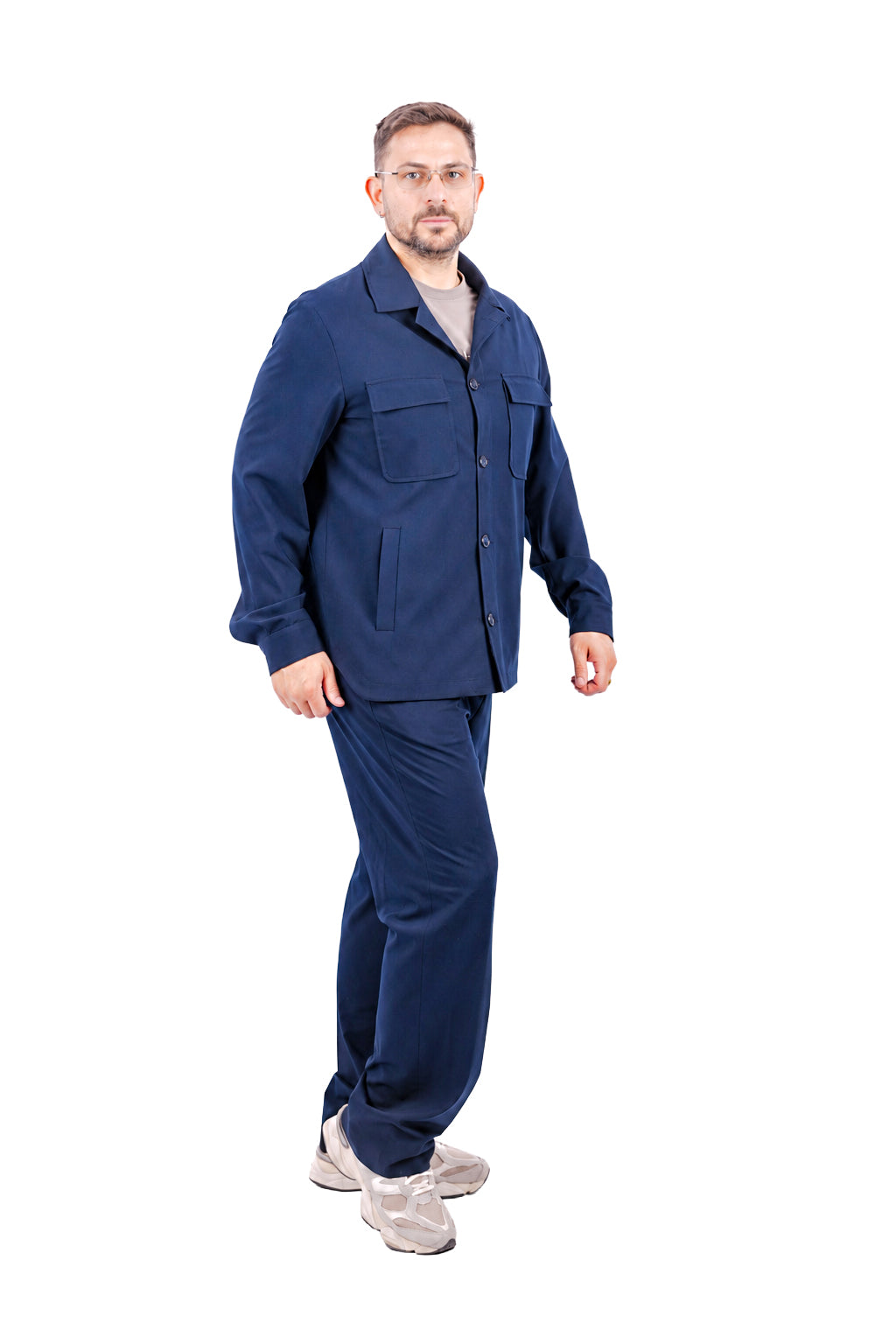 Abito Field Jacket Blu Dark