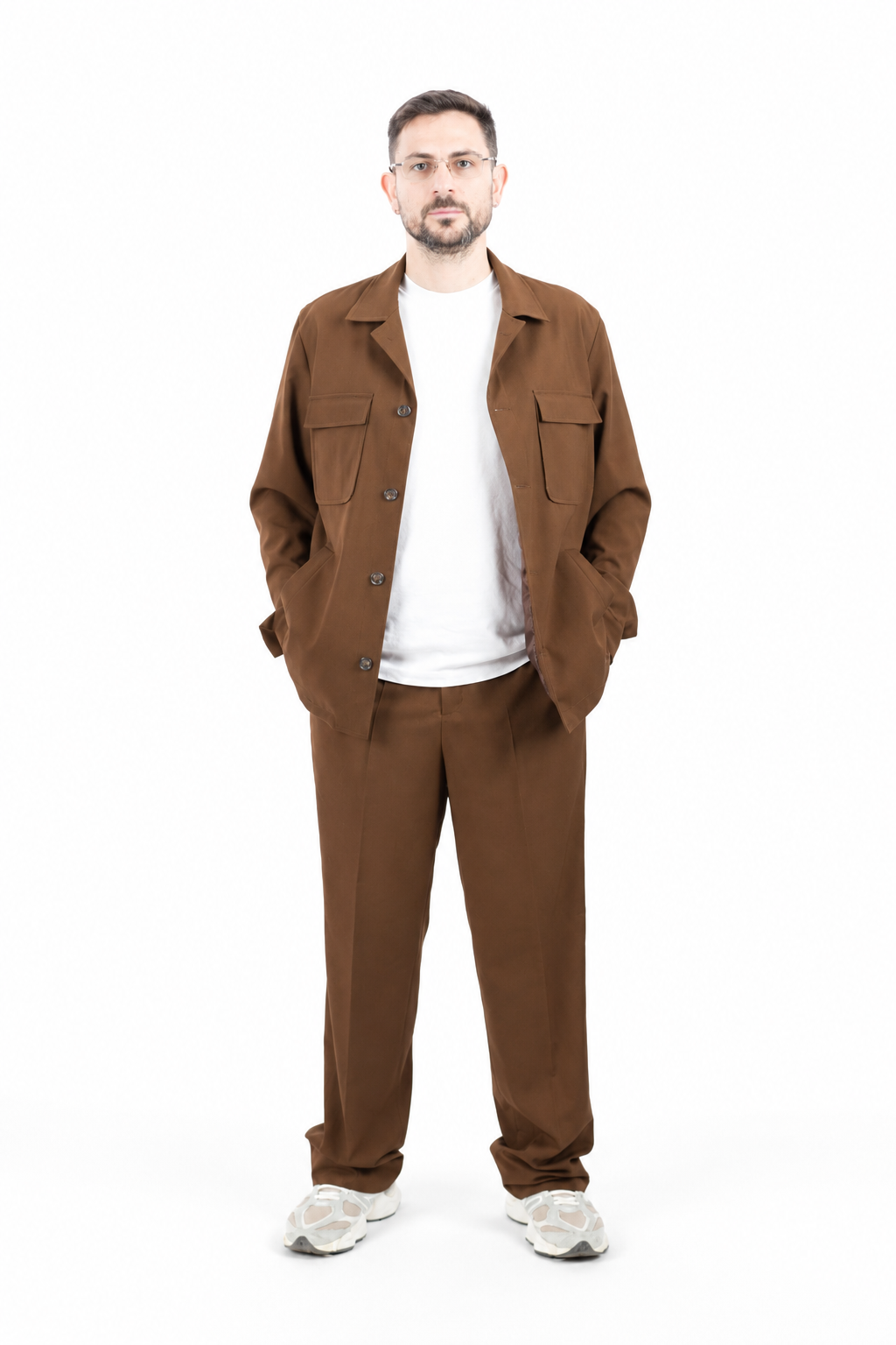 Abito Field Jacket Marrone