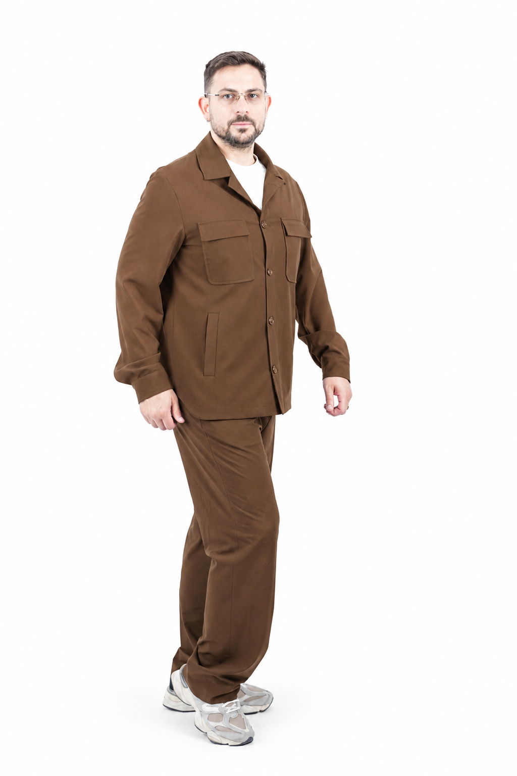 Abito Field Jacket Marrone
