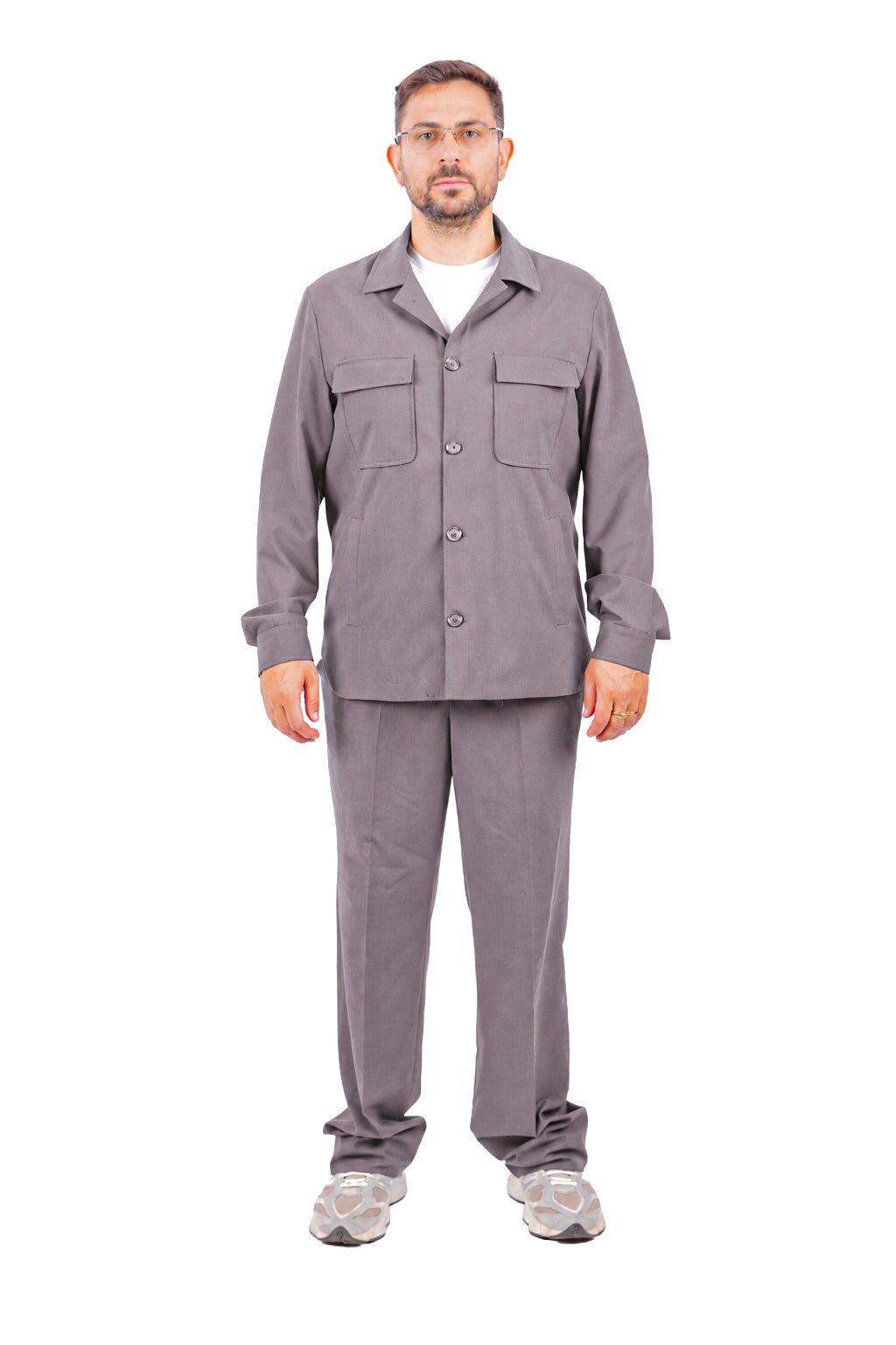 Abito Field Jacket Grigio