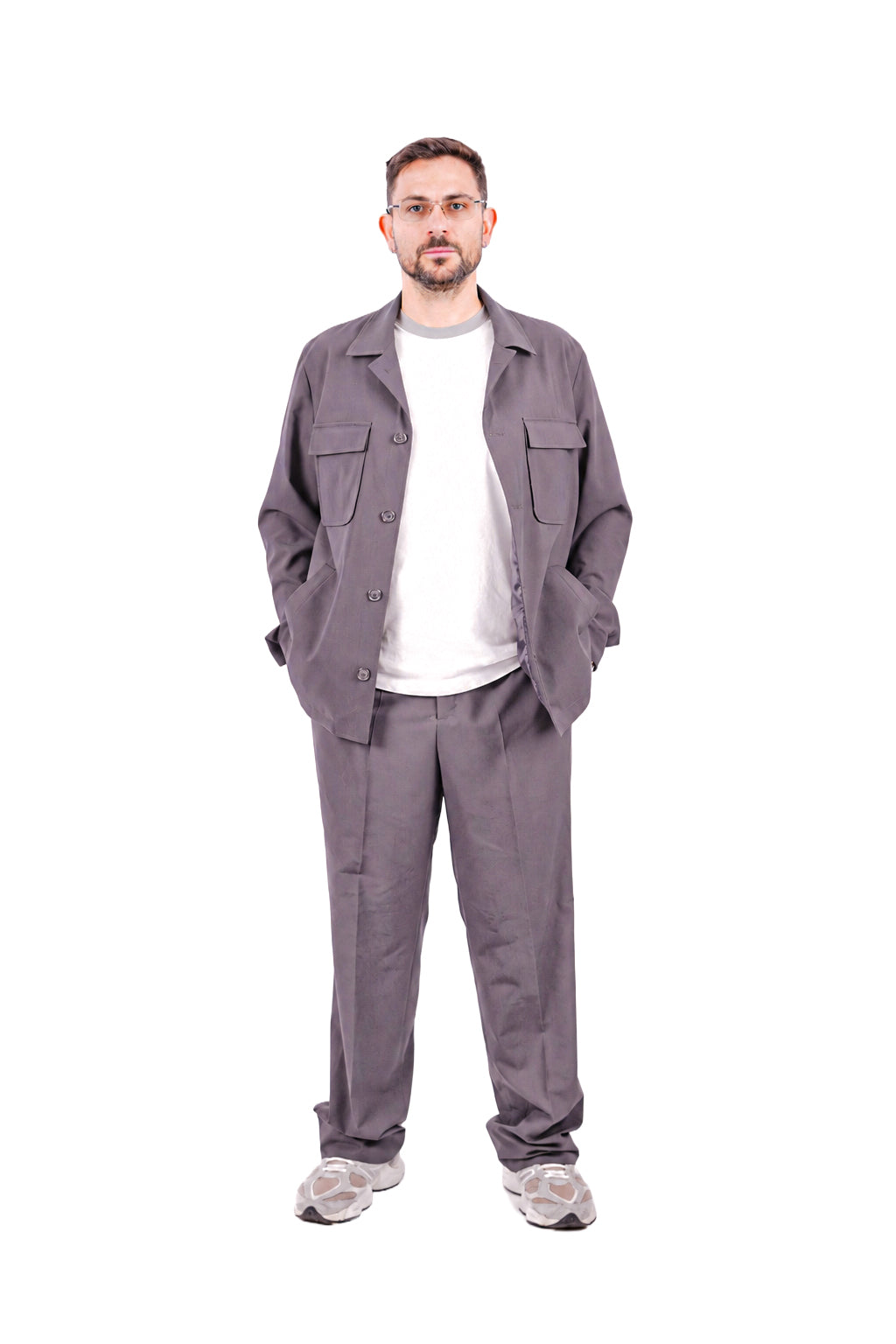 Abito Field Jacket Grigio