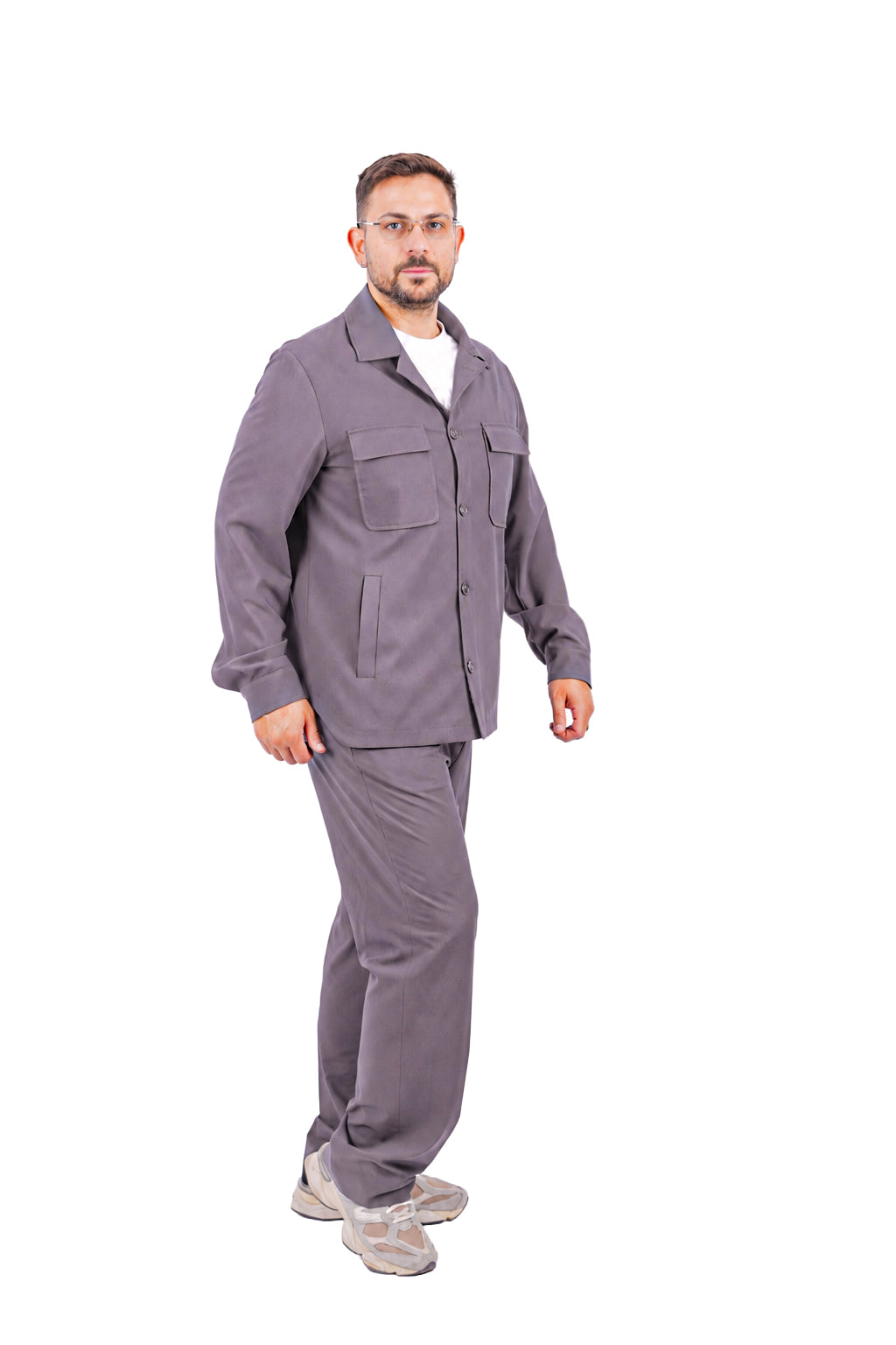 Abito Field Jacket Grigio