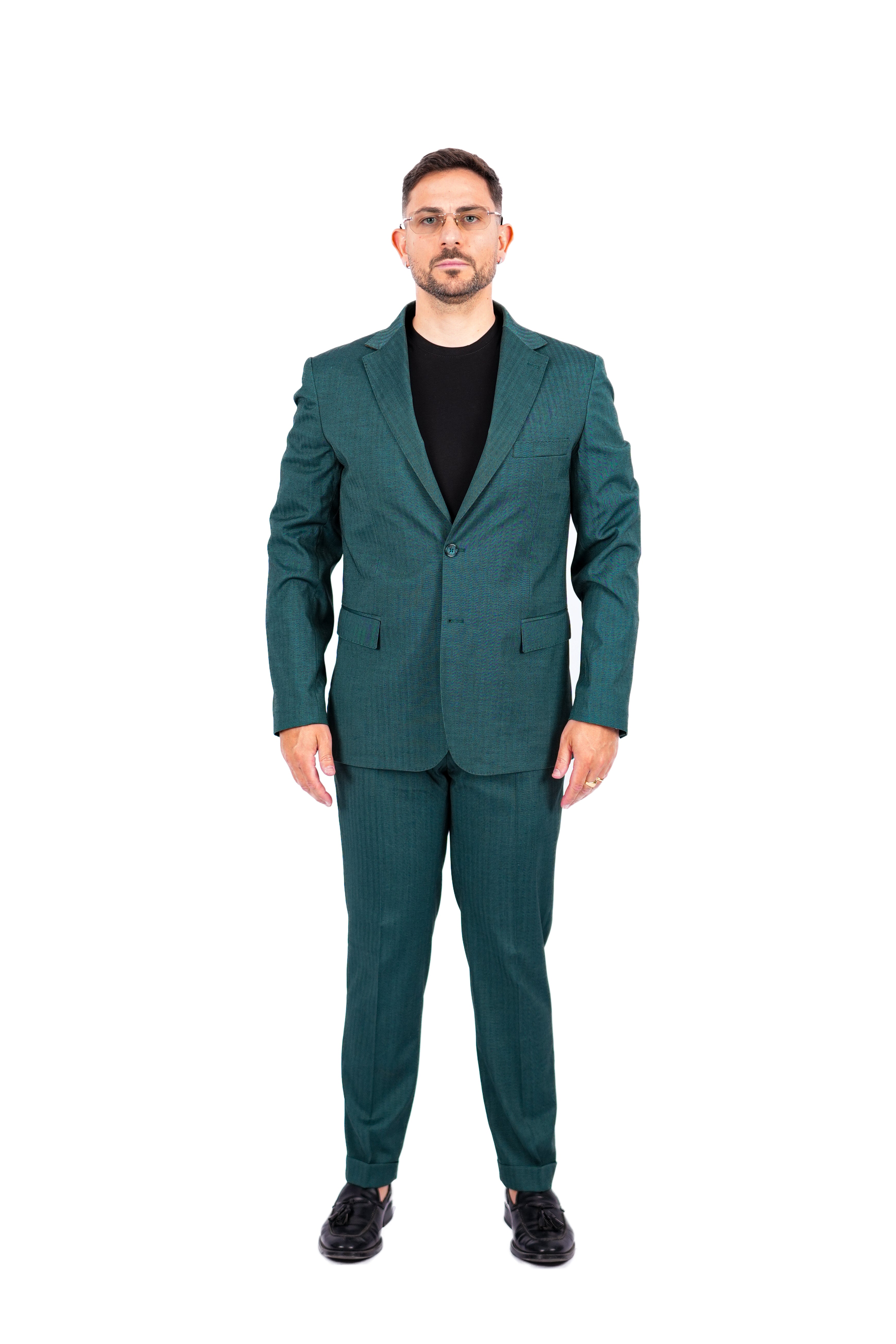 Abito monopetto Lux Verde scuro