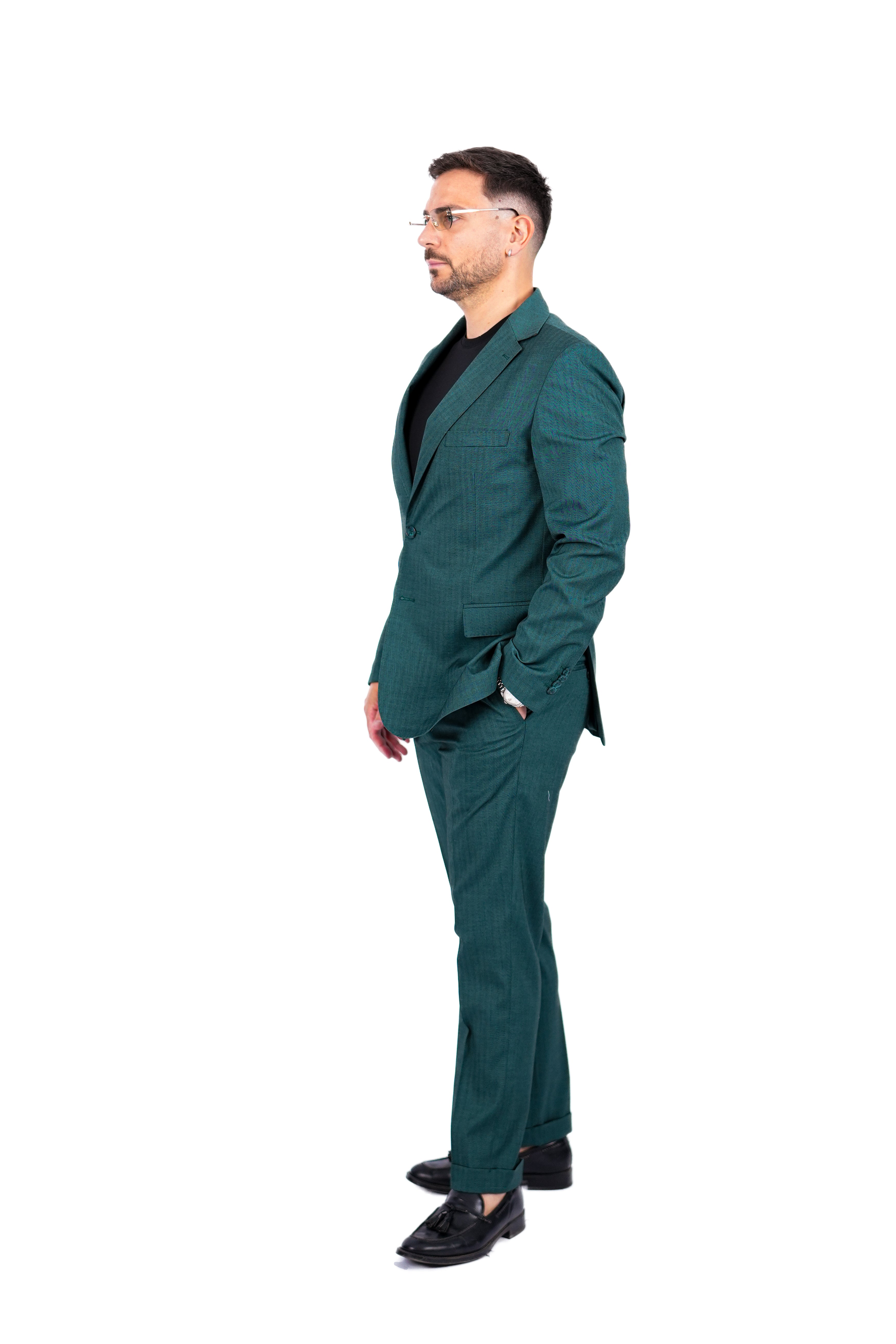 Abito monopetto Lux Verde scuro