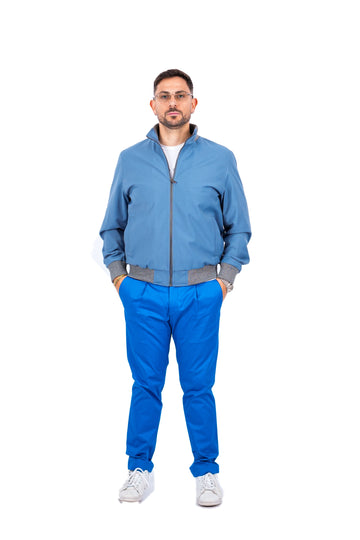 Bomber Sahariana Zip Carta da zucchero
