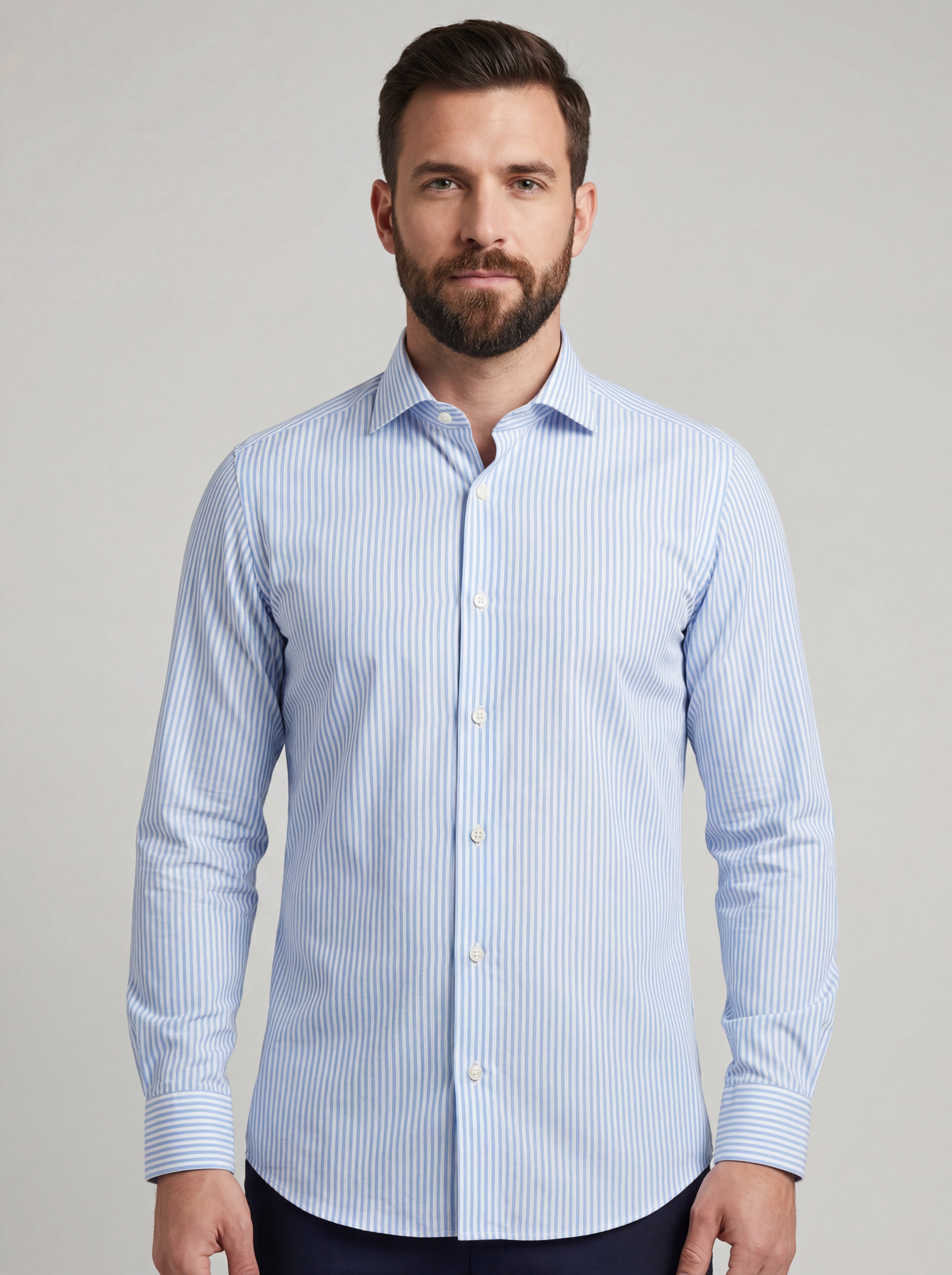 Camicia Gallipoli - Custom Fit - Righe Larghe