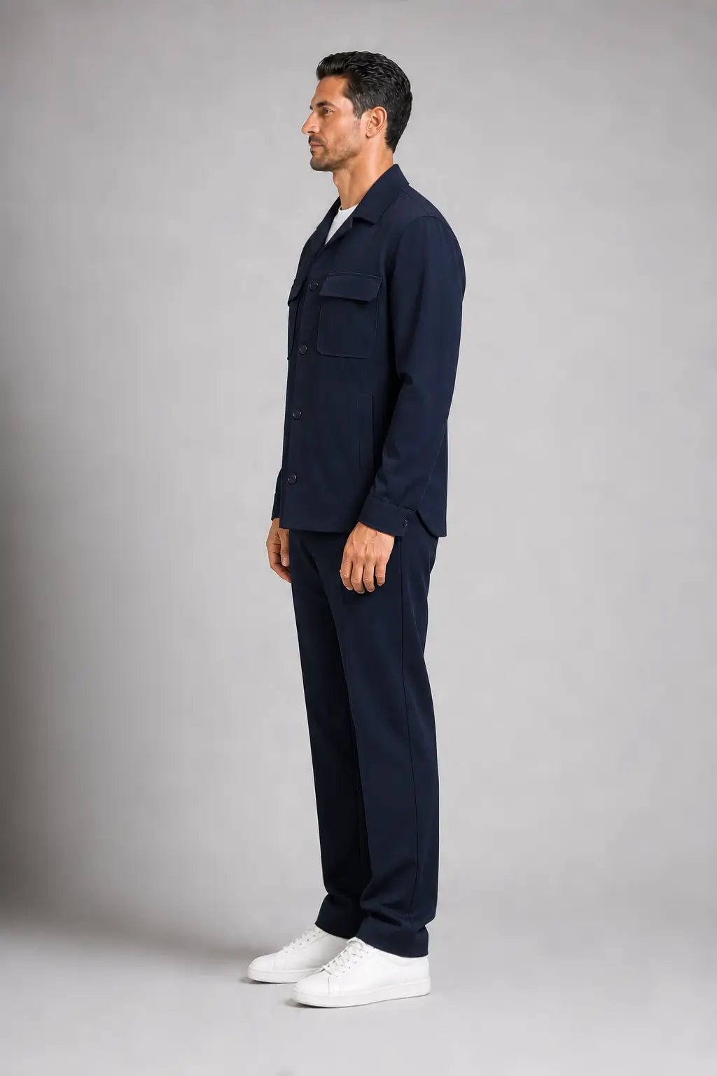 Abito Field Jacket Blu Dark