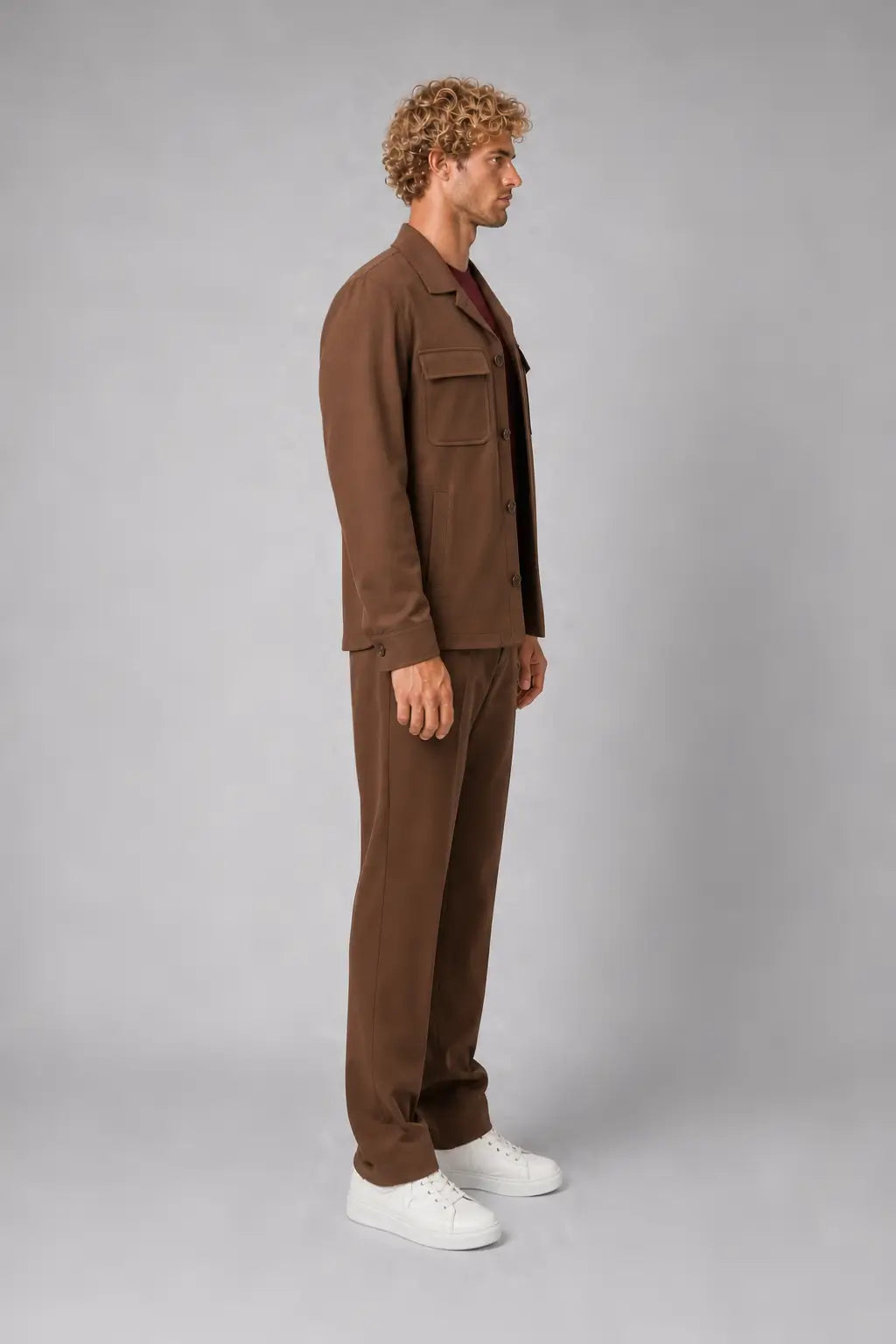 Abito Field Jacket Marrone