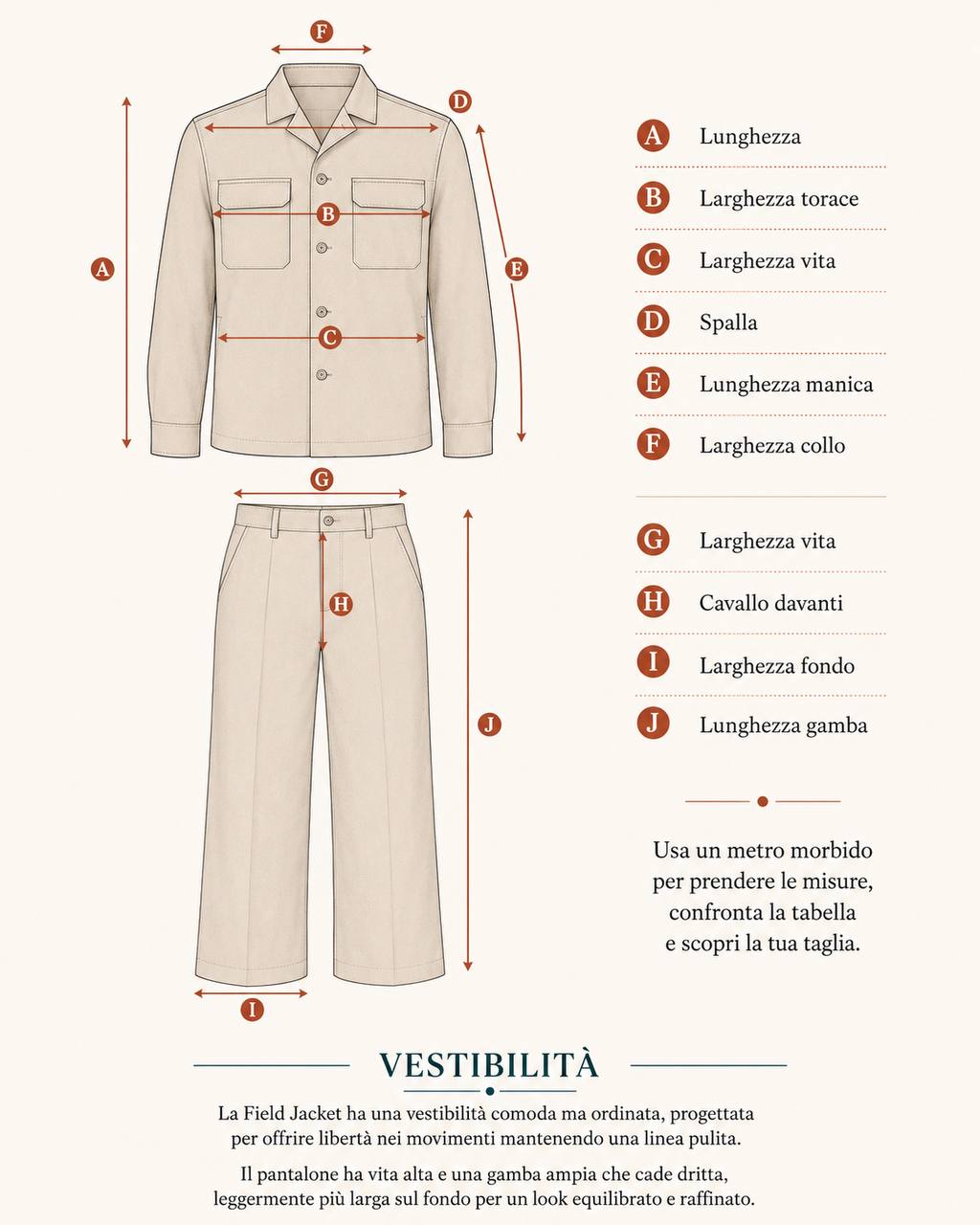 FIELD JACKET + PANTALONI