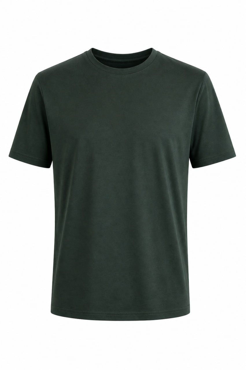 T-Shirt Premium Essential Fit Verde Scuro
